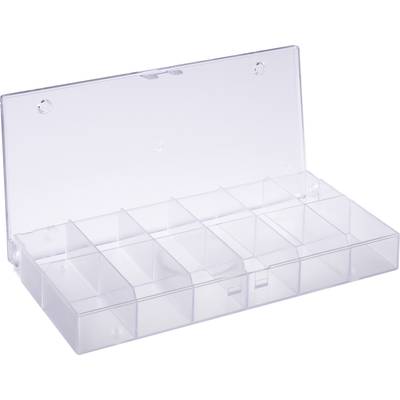   Hüfner Dübel      Assortment box  (L x W x H) 194 x 101 x 31 mm  No. of compartments: 12  fixed compartments    Conten