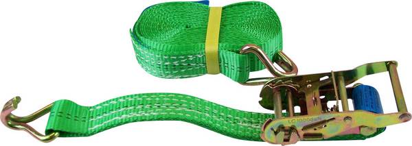 Berger & Schröter 60037 Double strap Low lashing capacity (single/direct)=2000 daN (L x W) 8 m x 50 mm Ratchet