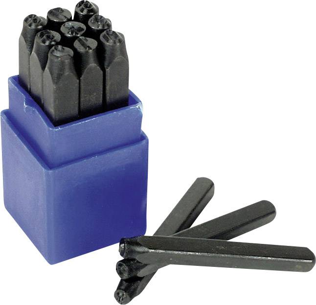 Brueder Mannesmann M 245-10 9-piece Number stamp set Font height: 10 mm