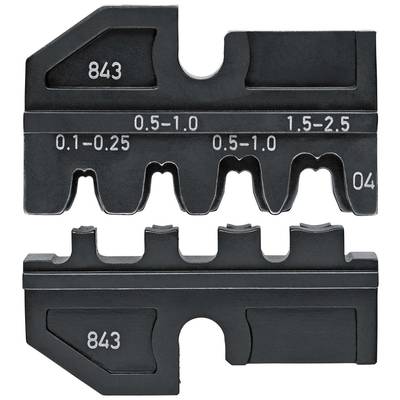 Knipex Crimpprofil für Flachstecker 97 49 04 Crimp inset Non-insulated open end connectors Suitable for (pliers) 2.8/4.8