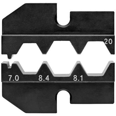 Knipex KNIPEX 97 49 20 Crimp inset F plug, TV/SAT connector     Suitable for brand (pliers) Knipex 97 43 200, 97 43 E, 9