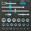 Hazet Bit set Metric 1/2" (12.5 mm) 26-piece 163-102/27