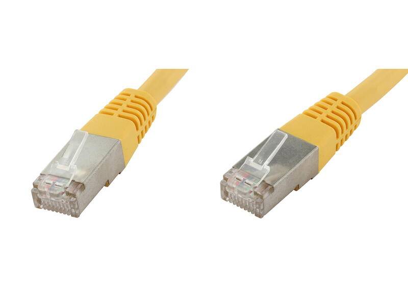 econ connect F6TP3GE RJ45 Network cable, patch cable CAT 6 S/FTP 3.00 m Yellow Twin shield 1 pc(s)-0