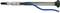 A metallic tool with a blue plastic handle and a long, slender shaft. Likely used for technical work.