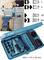 Hazet tool case with pipe bender set, Model 2191/12K, included. Instructions demonstrate pipe bending at 90° and 180° angles. Dimensions: 290 x 173 x 50 mm.