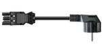Bachmann H05VV-F 3G-cable-Current/Power Supply Power cable 4 m - Black