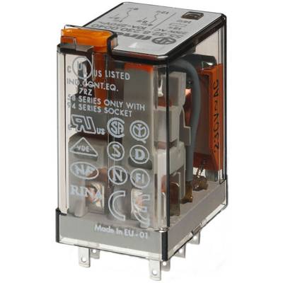 Finder 55.32.8.024.0050 Plug-in relay 24 V AC 10 A 2 change-overs 10 pc(s) 