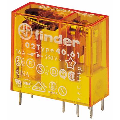 Finder 40.61.8.110.4300 PCB relay 110 V AC 16 A 1 maker 50 pc(s) 