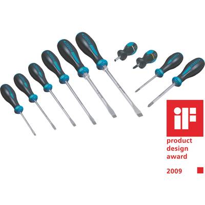 'Set of screwdrivers in various sizes. 2009 iF Product Design Award.'