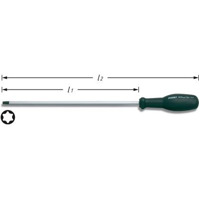 Hazet HAZET Workshop Torx screwdriver Size (screwdriver) T 25 Blade length: 250 mm  1 pc(s)