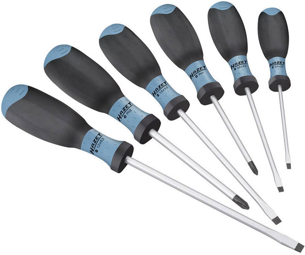 Hazet Screwdriver set 6piece Slot, Phillips
