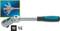 'Ratchet' by HAZET with ergonomic handle and swivel head. Compact size of 10 3/8 inches. Detailed view of the drive mechanism.