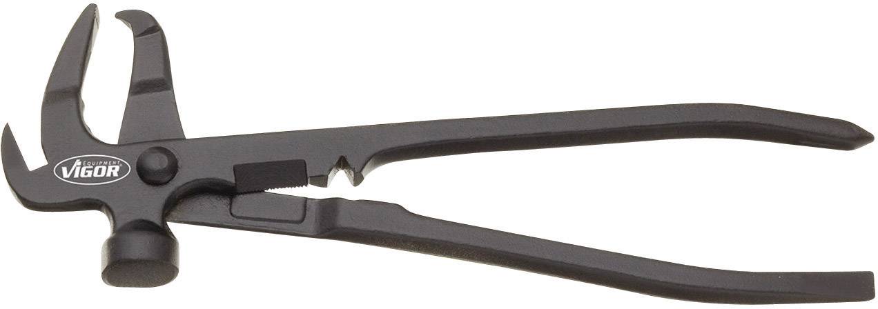 Black pliers with gripping jaws and a sturdy handle, suitable for pulling nails and gripping metal parts.