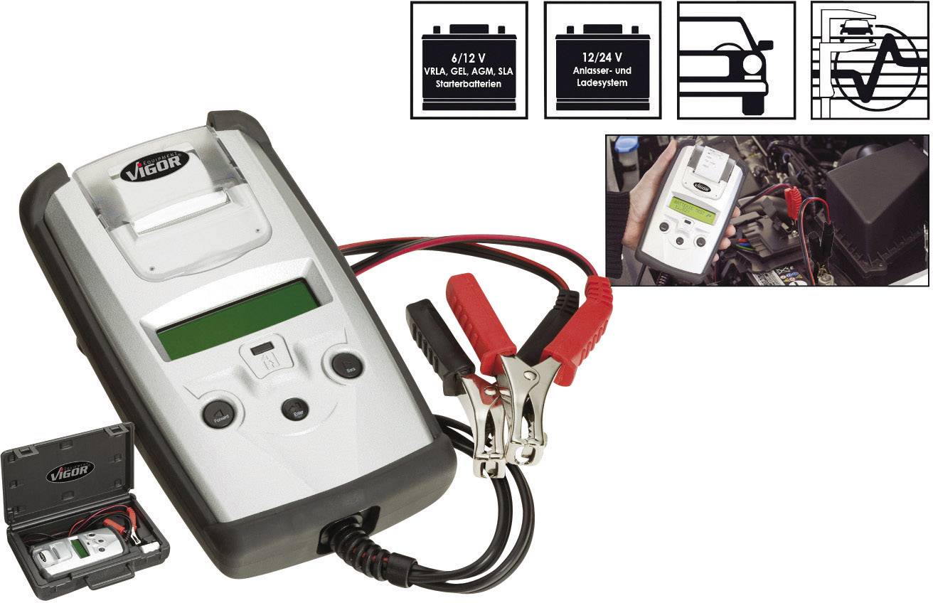 Vigor V1922 Lead Acid Battery Tester from