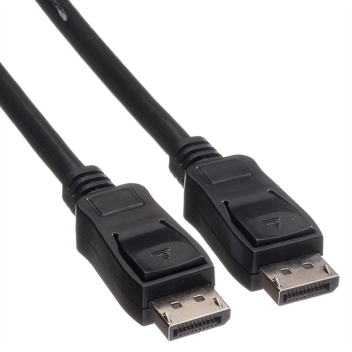 Value DisplayPort Cable DisplayPort plug, DisplayPort plug 3.00 m Black