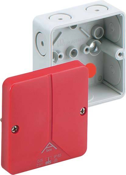 Spelsberg 80270701 Joint box (L x W x H) 80 x 80 x 52 mm Red IP65 1 pc(s)-1