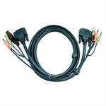 ATEN DVI-D Dual Link-KVM cable with USB plugs