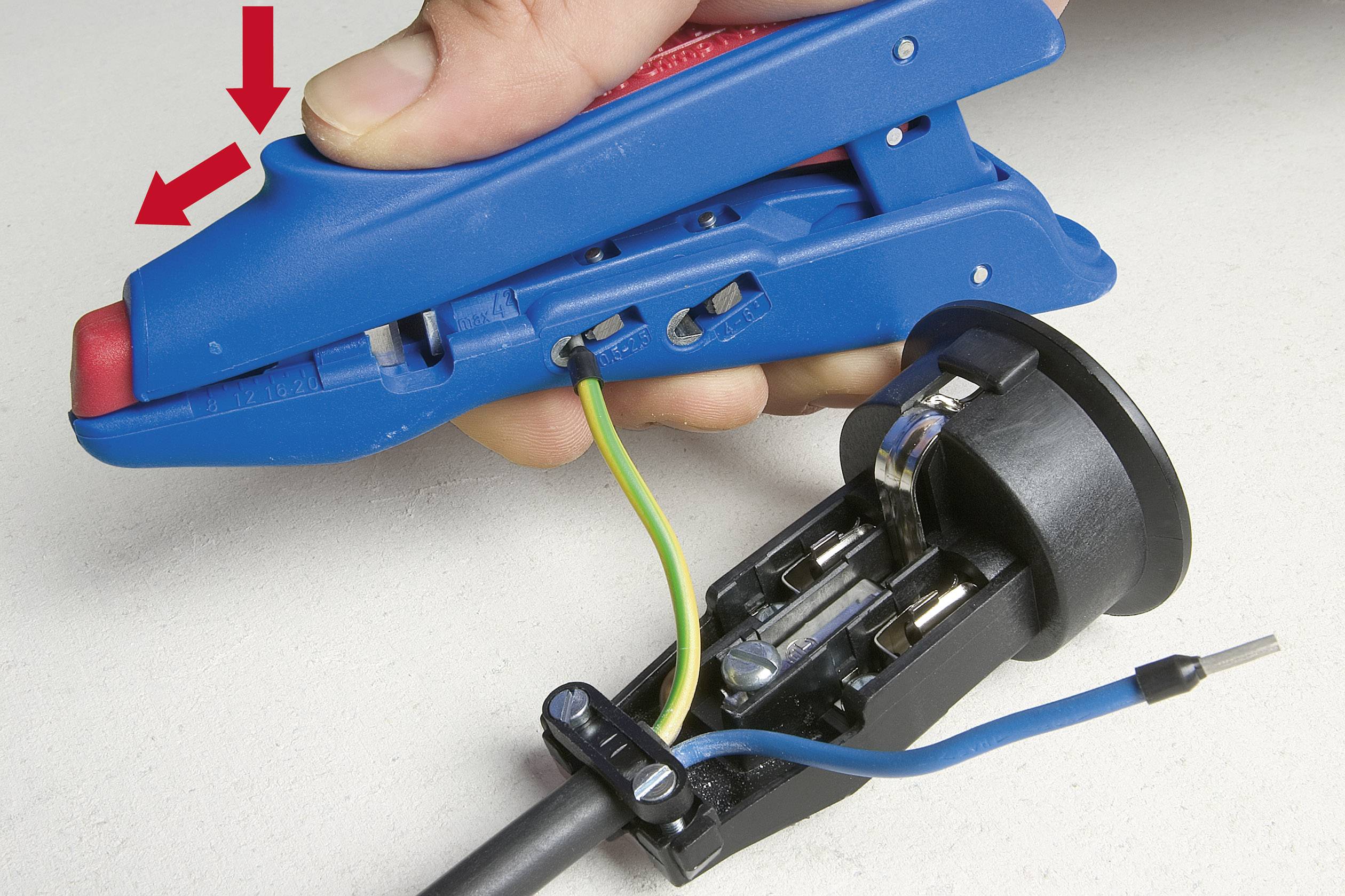 WEICON TOOLS 10007406 Duo-Crimp No. 300 Cable stripper 0.5 up to 6 mm²-6