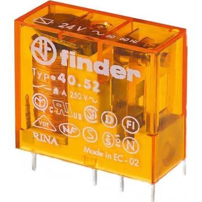 Finder 40.52.8.012.0000 PCB relay 12 V AC 8 A 2 change-overs 1 pc(s) 
