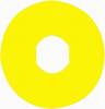Schneider Electric ZBY9101 ZBY9101 Label plate round (Ø) 60 mm Blank Yellow 1 pc(s) Piece