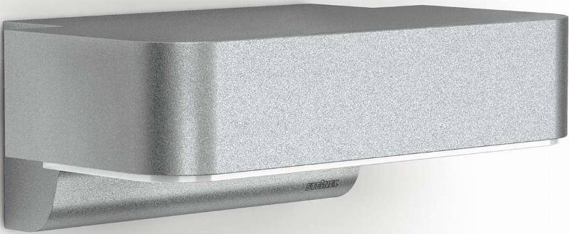 Steinel L 800 S 671419 LED outdoor wall light (+ motion detector) LED (monochrome) Built-in LED 7.5 W Silver-0