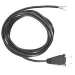 Bachmann 202.174 2 m mains plug type C Black Power Cable