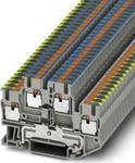Protective conductor double-level terminal block PTTB 2,5-PE/N