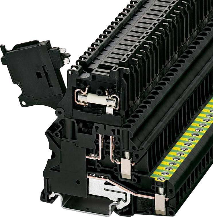 Fuse modular terminal block UT 4PE/HESI LED 24 (5X20) 3070053 Phoenix