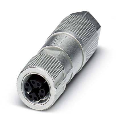 Phoenix Contact 1414586 Sensor/actuator connector M12 Socket, straight No. of pins (RJ): 8 1 pc(s) Piece-0