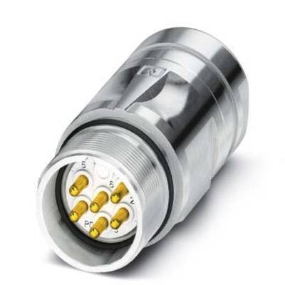 M23 in-line connector 1620138 CA-07P1N8A9006 Silver Phoenix Contact Content: 1 pc(s)