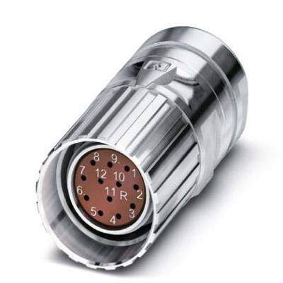 M23 feedback connector 1619608 CA-17F1N8A8504 Silver Phoenix Contact Content: 1 pc(s)