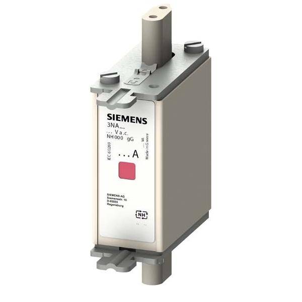 Siemens 3NA7820 Fuse holder inset Fuse size = 0 50 A 500 V 3 pc(s