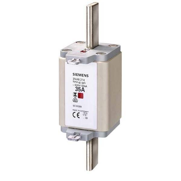 Siemens 3NA6240 Fuse holder inset Fuse size = 2 200 A 500 V 3 pc(s