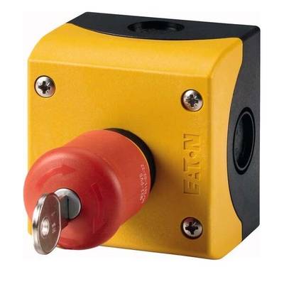 Eaton M22-PVS/KC11/IY Emergency-Off button  (Ø) 38 mm  Yellow, Red 1 pc(s) 