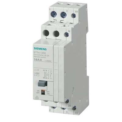 Remote switch DIN rail Siemens 5TT4125-0 1 maker, 1 breaker 250 V 16 A   1 pc(s) 