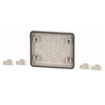 Eaton FL2-2 17898 Flange plate pre-punched (L x W x H) 23 x 187.5 x 116 mm Plastic Grey 1 pc(s) Piece-0