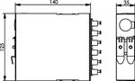 STX mounting rails distributor equipped