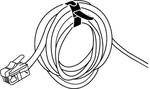 Hook-and-loop cable ties