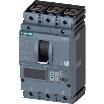 Siemens 3VA2010-7JQ36-0AA0 Circuit breaker 1 pc(s)  Adjustment range (amperage): 40 - 100 A Switching voltage (max.): 69
