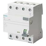 GROUND fault circuit breaker, 4-pole, type A, in 25 A, 300 mA, UN AC 400V