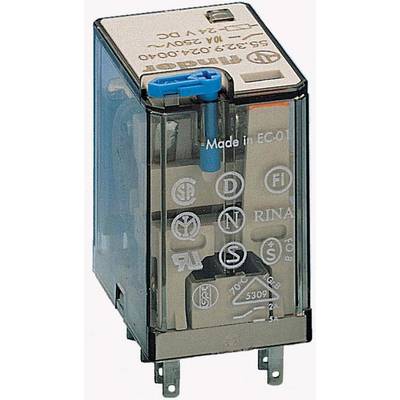 Finder 553290480090 Plug-in relay 48 V DC 10 A 2 change-overs 10 pc(s) Piece-0