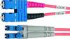 Telegärtner 100012104 Fibreglass FO Cable 1.00 m Violet [1x SC plug - 1x LC plug] 50/125 µ Multimode OM4