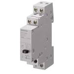Switching relay with 2 change-over contacts, contact for 230 V AC 16 A control 8 V AC