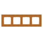 DELTA miro frame 1x real wood, type of wood red maple, dimensions 90x 90 mm