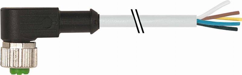 Murrelektronik 7000-17061-2921000 Sensor/actuator connector Socket, right angle 10.00 m No. of pins (RJ): 8 1 pc(s)-0