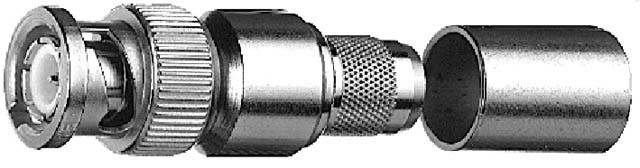 Telegärtner 100023466 100023466 BNC connector Plug, straight 75 Ω 1 pc(s)-2