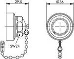 Telegärtner N/A 100022745 Protective cap 1 pc(s)