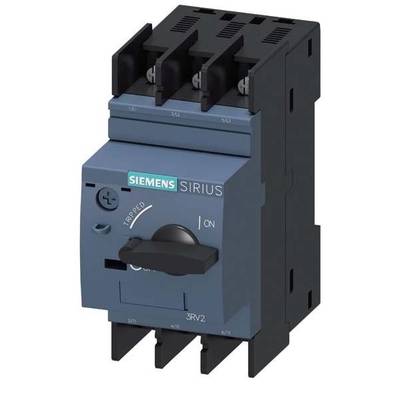 Siemens 3RV2011-0BA40 Circuit breaker 1 pc(s)  Adjustment range (amperage): 0.14 - 0.2 A Switching voltage (max.): 690 V