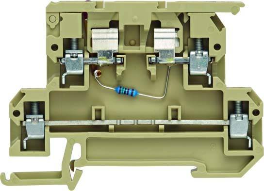 Weidmüller 8215900000 Fuse box feed-through terminal 8 mm Screws Beige 25 pc(s) Piece