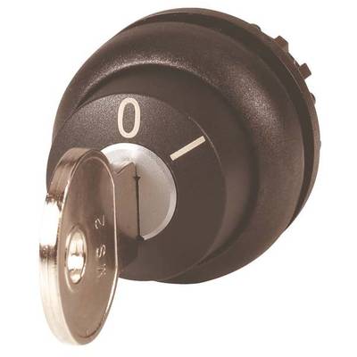 Eaton 111772 M22S-WRS-MS2 Key switch Front ring (PVC) Key Black   1 pc(s) 